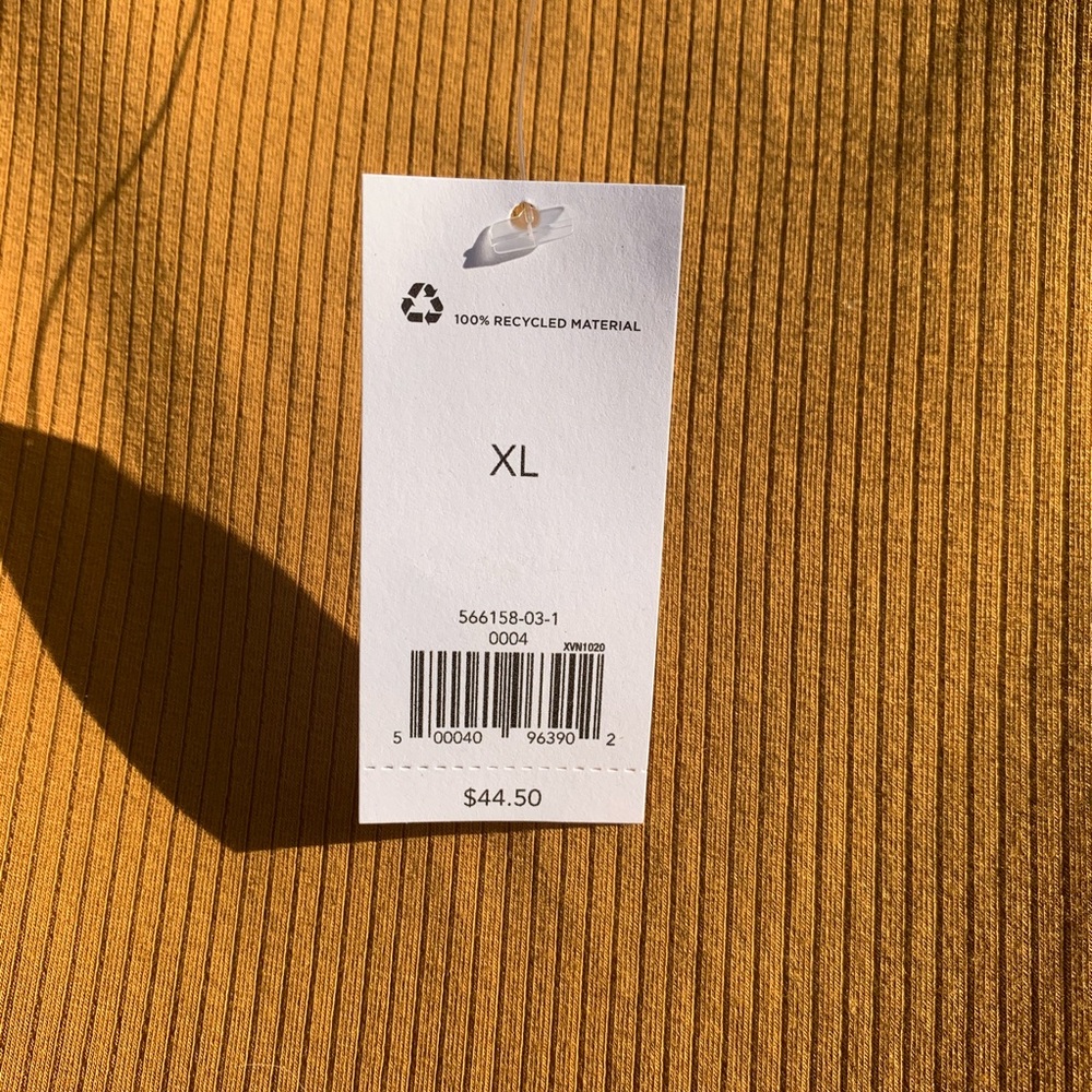 NWT Banana Republic Gold Mustard Bodysuit XL - Picture 5 of 6